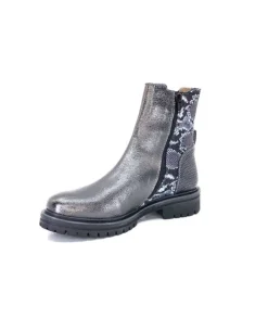 Mkd Gilda Cuir Metal Gris