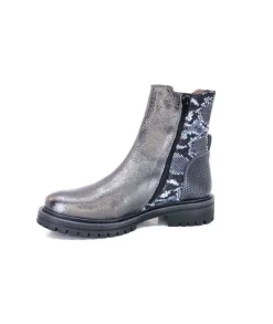 Mkd Gilda Cuir Metal Gris
