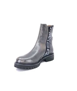 Mkd Gilda Cuir Metal Gris