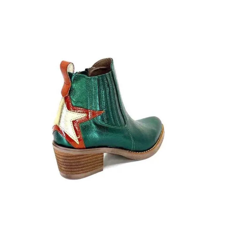 Mkd Izac Cuir Metal Vert