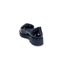 Mocassins Myma 6765 Cuir Vernis Noir