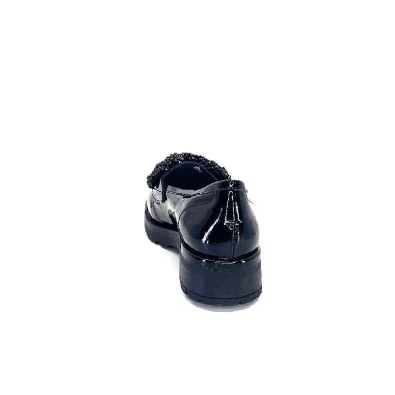 Mocassins Myma 6765 Cuir Vernis Noir