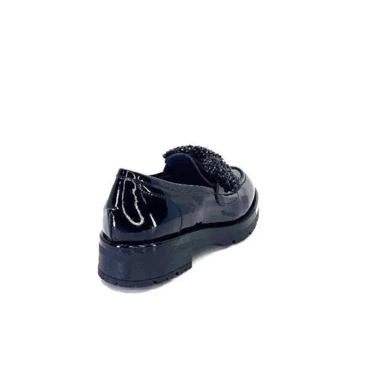 Mocassins Myma 6765 Cuir Vernis Noir