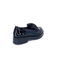 Mocassins Myma 6765 Cuir Vernis Noir