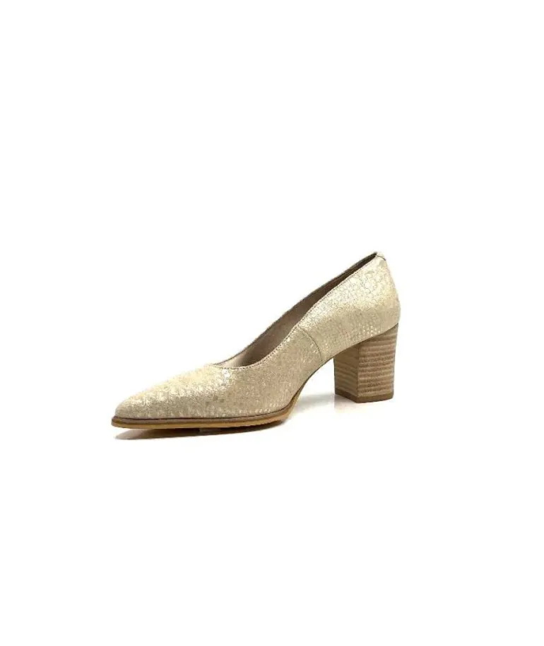 Myma 6627/01 Cuir Beige & Or