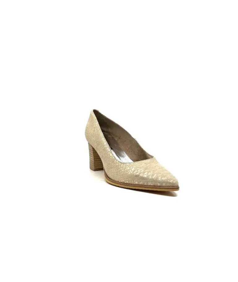 Myma 6627/01 Cuir Beige & Or