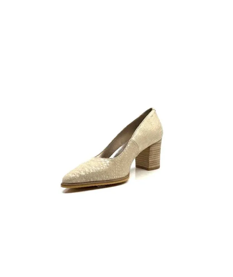 Myma 6627/01 Cuir Beige & Or