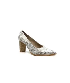 Myma 6530/04 Cuir Blanc & Argent