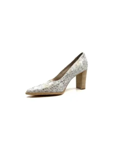 Myma 6530/04 Cuir Blanc & Argent