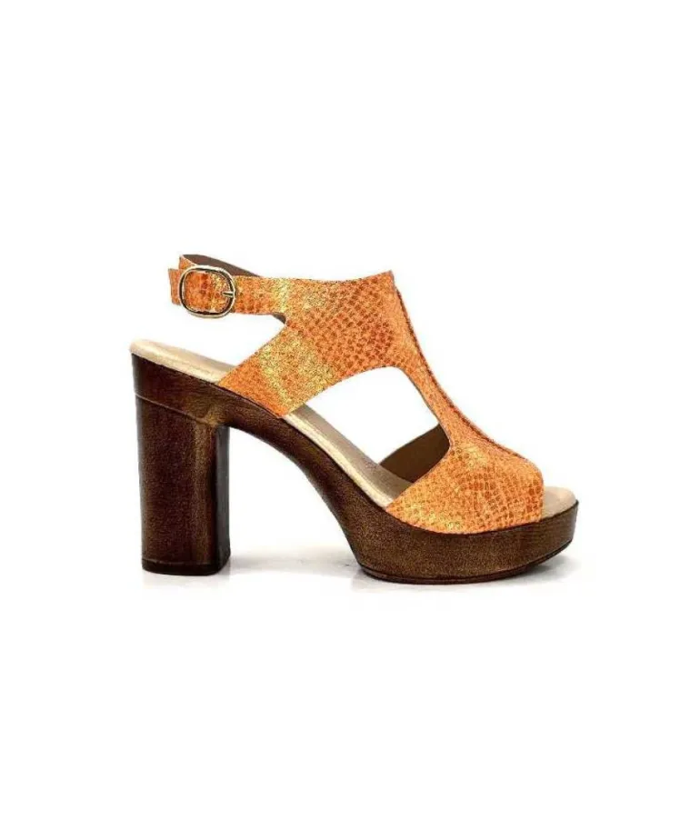 Myma 6580/01 Cuir Metal Orange