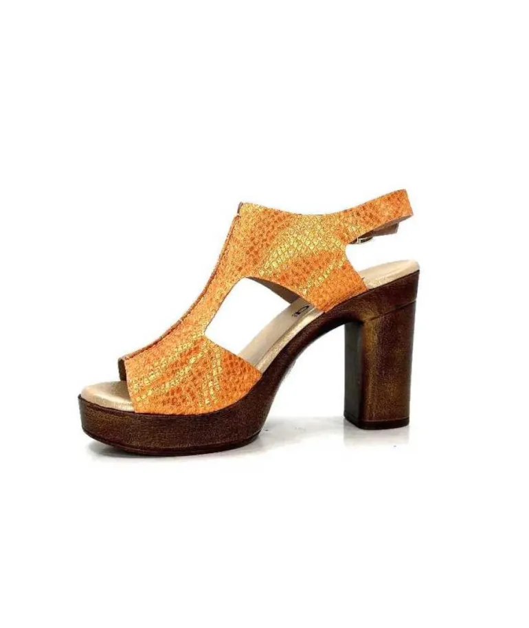 Myma 6580/01 Cuir Metal Orange