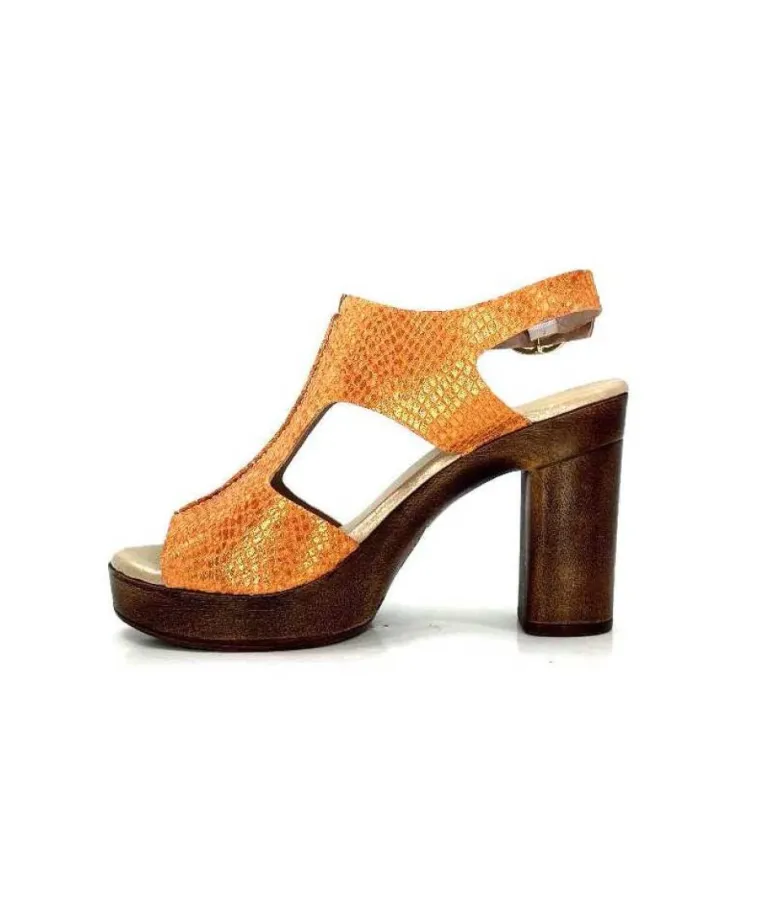 Myma 6580/01 Cuir Metal Orange