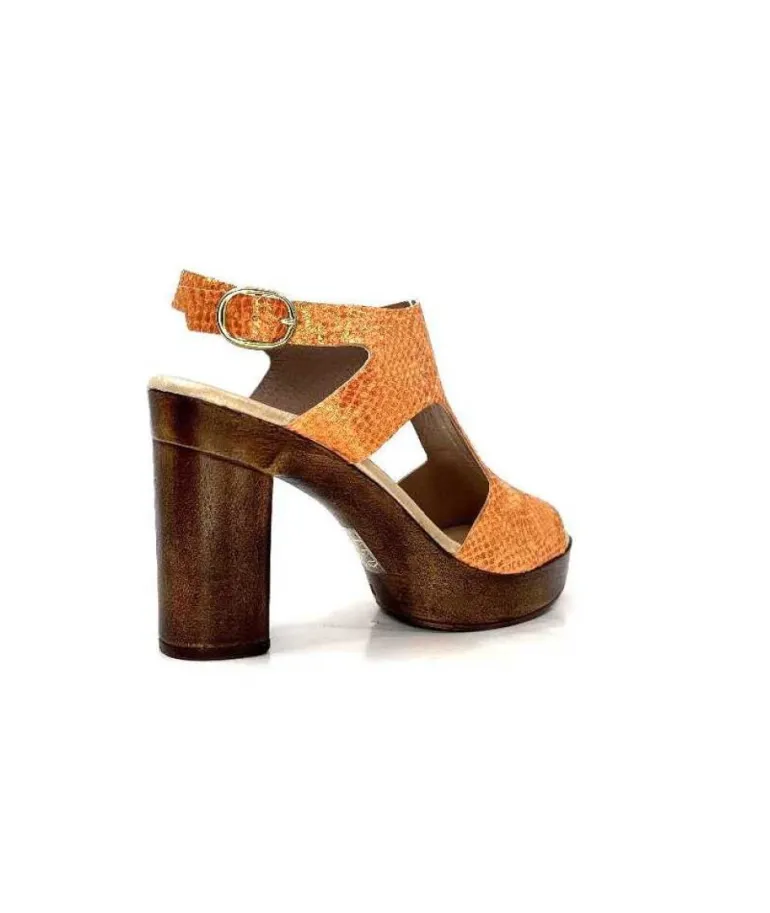 Myma 6580/01 Cuir Metal Orange