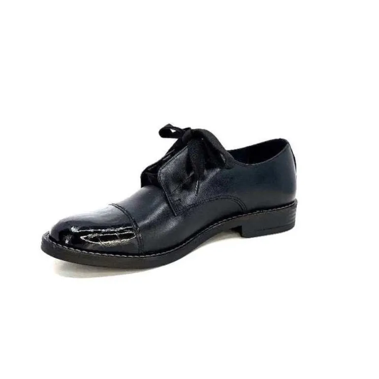 Myma 7008/01 Cuir Noir Vernis Noir