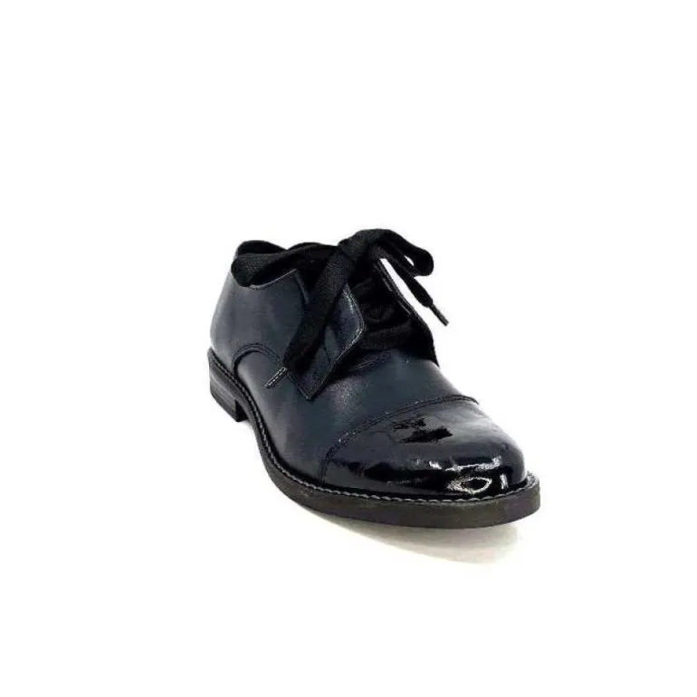 Myma 7008/01 Cuir Noir Vernis Noir