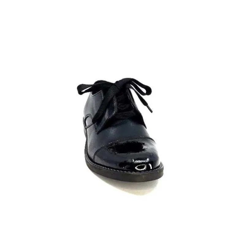 Myma 7008/01 Cuir Noir Vernis Noir