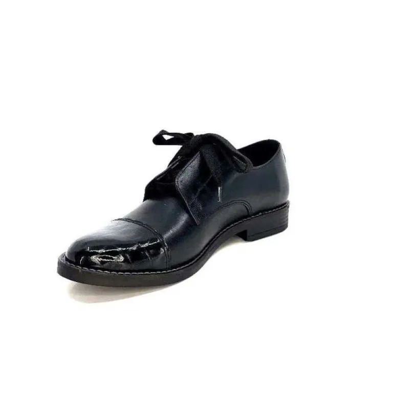 Myma 7008/01 Cuir Noir Vernis Noir