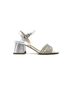 Nero Gardini 307320 De Cuir Strass Argent