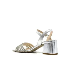 Nero Gardini 307320 De Cuir Strass Argent