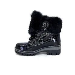 New Italia 1915450 Cuir Vernis Coco Noir