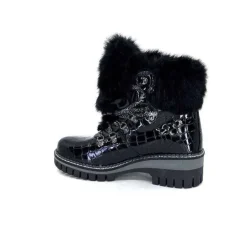 New Italia 1915450 Cuir Vernis Coco Noir