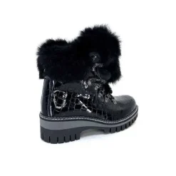 New Italia 1915450 Cuir Vernis Coco Noir