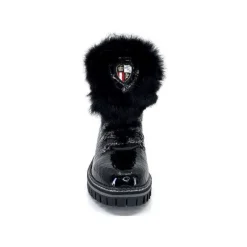 New Italia 1915450 Cuir Vernis Coco Noir