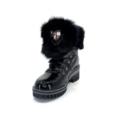 New Italia 1915450 Cuir Vernis Coco Noir