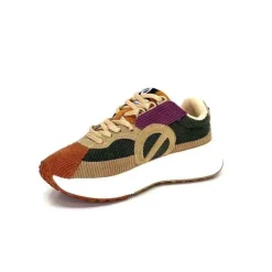 No Name Carter Runner Textile Kaki Noisette