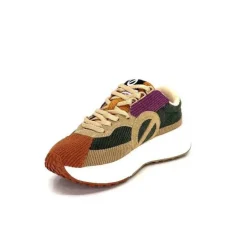 No Name Carter Runner Textile Kaki Noisette