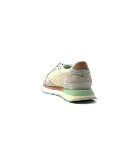 No Name Mia Jogger Daim Textile Beige Pastel Vert
