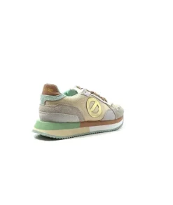 No Name Mia Jogger Daim Textile Beige Pastel Vert