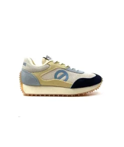 No Name Punky Jogger Daim Bleu Textile Beige