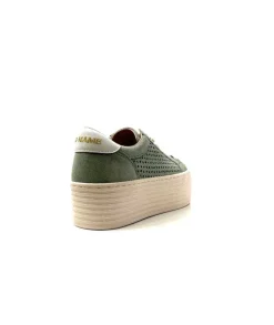 No Name Spice Sneaker Cuir Vert D'Eau