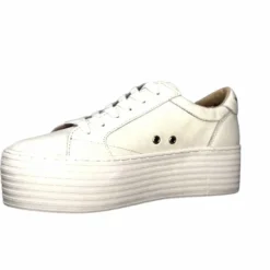 No Name Spice Sneaker Cuir Blanc