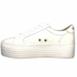 No Name Spice Sneaker Cuir Blanc