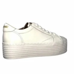 No Name Spice Sneaker Cuir Blanc