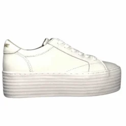 No Name Spice Sneaker Cuir Blanc