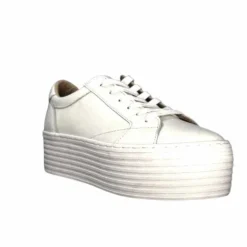 No Name Spice Sneaker Cuir Blanc