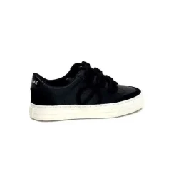 No Name Strike Straps Cuir Noir