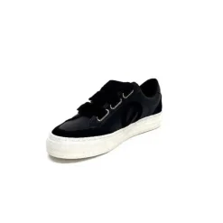 No Name Strike Straps Cuir Noir