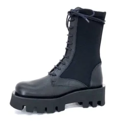 Paloma Barcelo Ahrem Cuir Noir Textile Noir