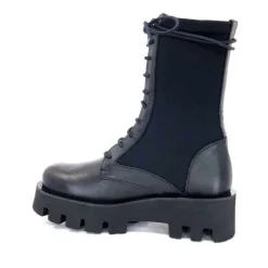 Paloma Barcelo Ahrem Cuir Noir Textile Noir