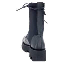 Paloma Barcelo Ahrem Cuir Noir Textile Noir