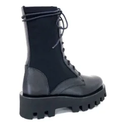 Paloma Barcelo Ahrem Cuir Noir Textile Noir