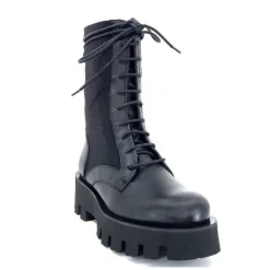 Paloma Barcelo Ahrem Cuir Noir Textile Noir