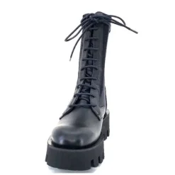 Paloma Barcelo Ahrem Cuir Noir Textile Noir