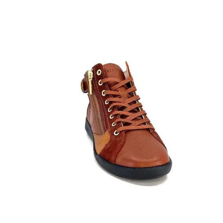 Pataugas 628270 Palme Cuir Rouille