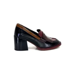 Pertini 32321 D4 Cuir Glace Noir Bordeaux
