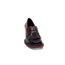 Pertini 32321 D4 Cuir Glace Noir Bordeaux